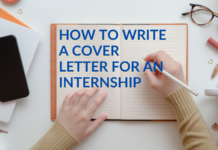 How to Write a Cover Letter for an Internship